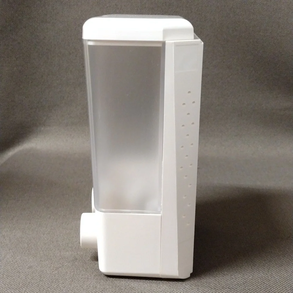 Clear shower dispenser for 2 products